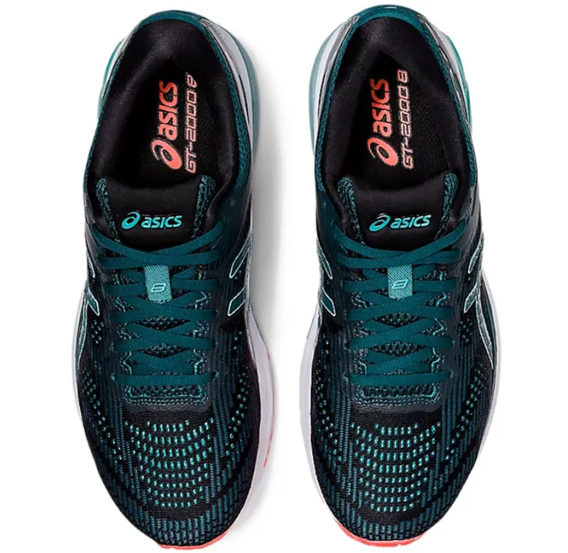 Asics Men's GT-2000 8 Black/Blue UK 14-5